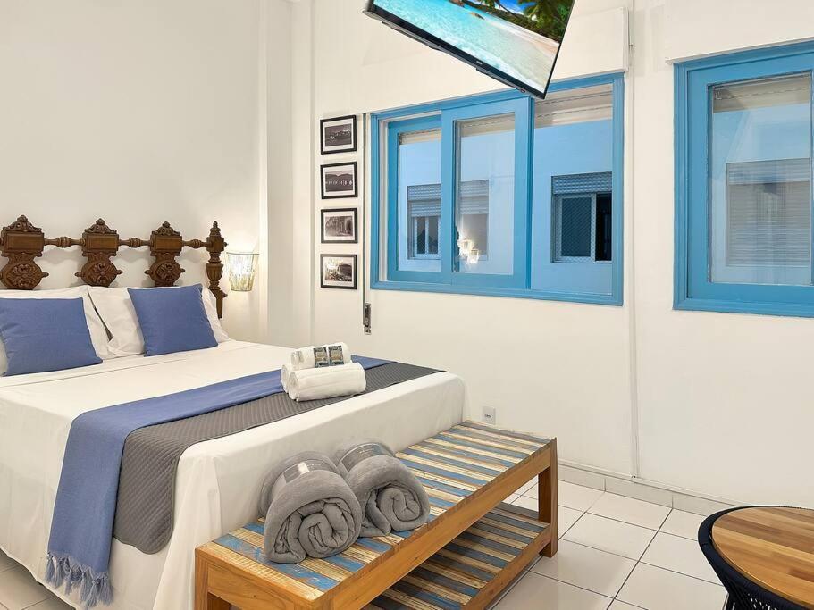 Facing The Sea Ac Basilica Embare Bars&Restaurants Apartment Santos  Exterior photo